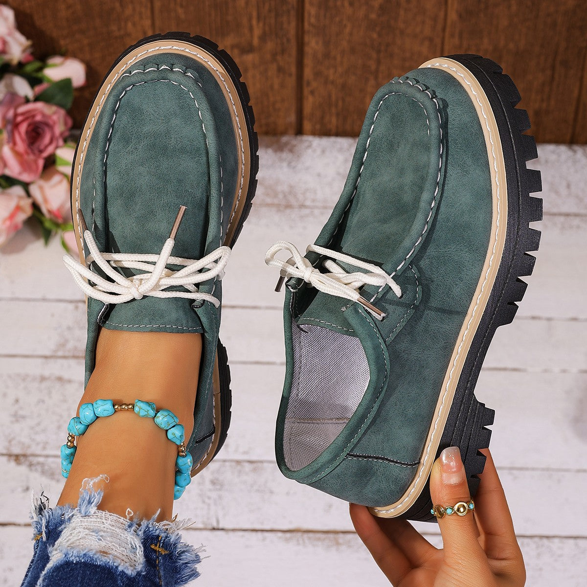 Vintage inspirierte Orthopädische Schuhe