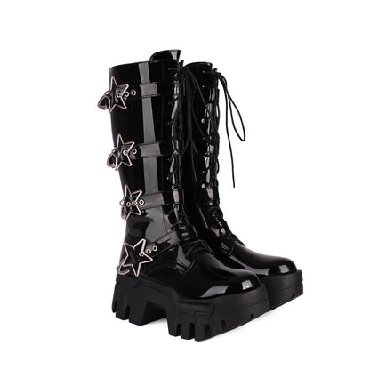 Vintage inspirierte Orthopädische Stiefel