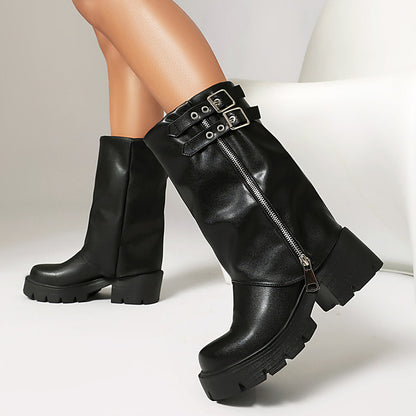 Klassische Orthopädische Stiefel mit zeitlosem Stil