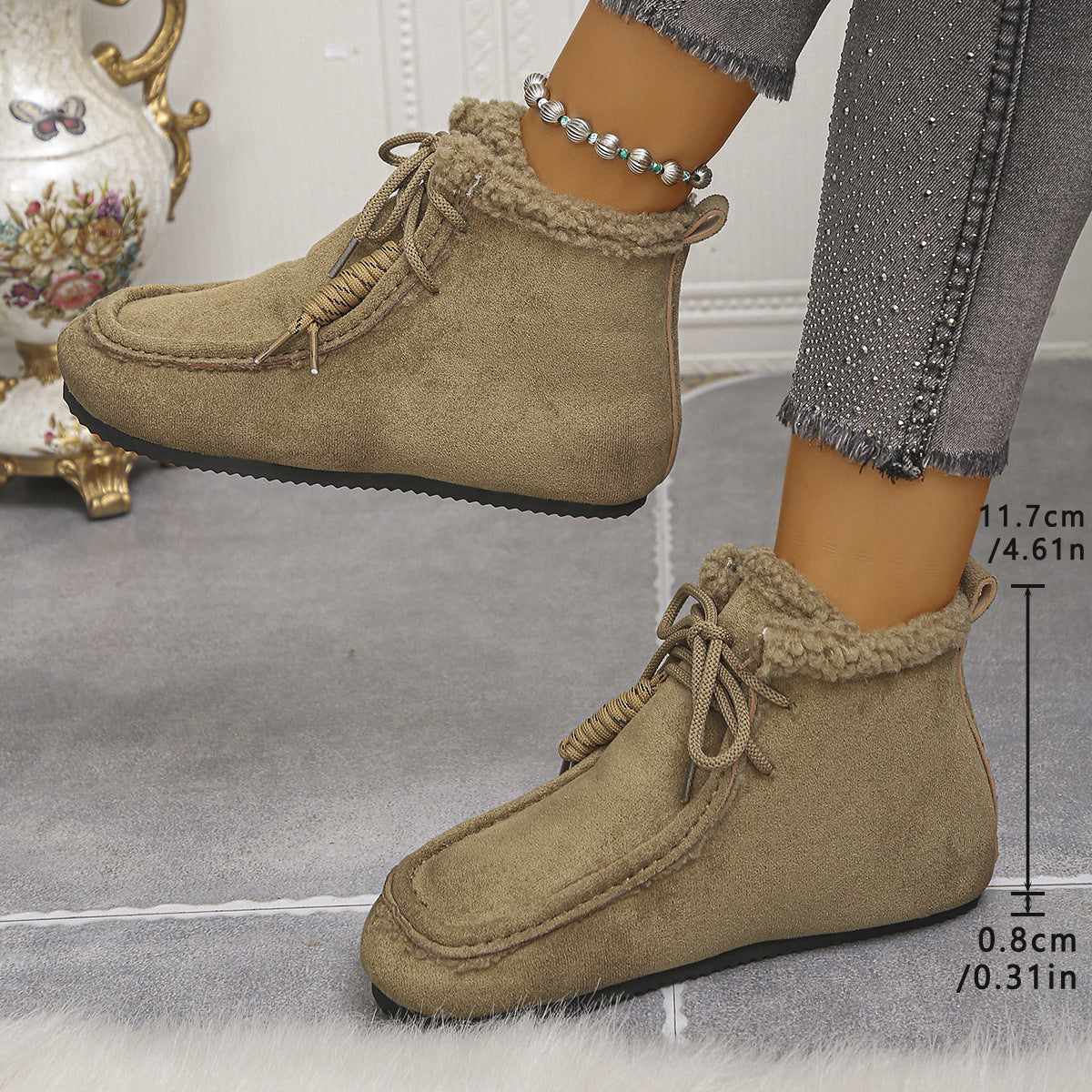 Klassische Orthopädische Stiefel mit zeitlosem Stil