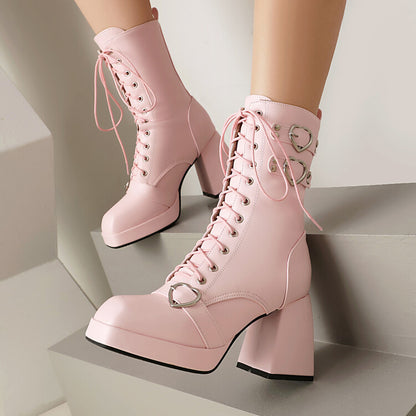 Vintage inspirierte Orthopädische Stiefel