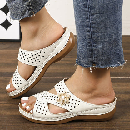 Klassische Orthopädische Sandalen mit zeitlosem Stil