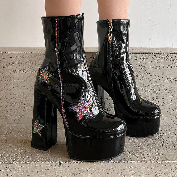 Vintage inspirierte Orthopädische Stiefel