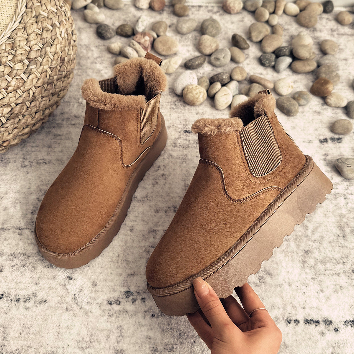 Klassische Orthopädische Stiefel mit zeitlosem Stil
