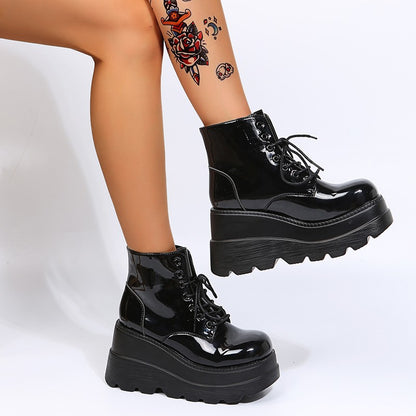 Vintage inspirierte Orthopädische Stiefel