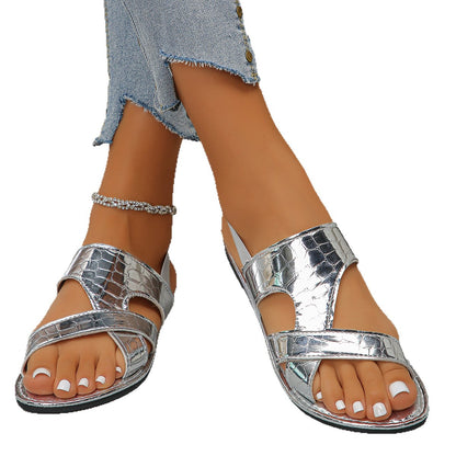 Klassische Orthopädische Sandalen mit zeitlosem Stil