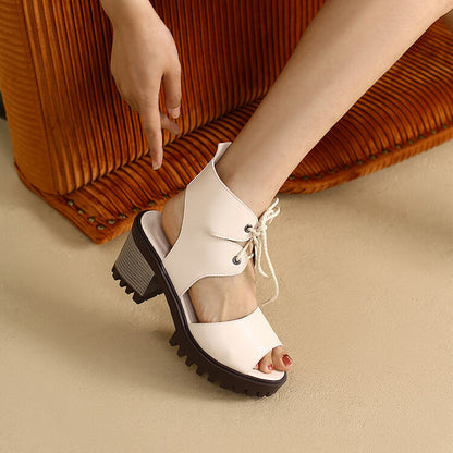 Vintage inspirierte Orthopädische Sandalen