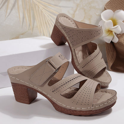 Vintage inspirierte Orthopädische Sandalen