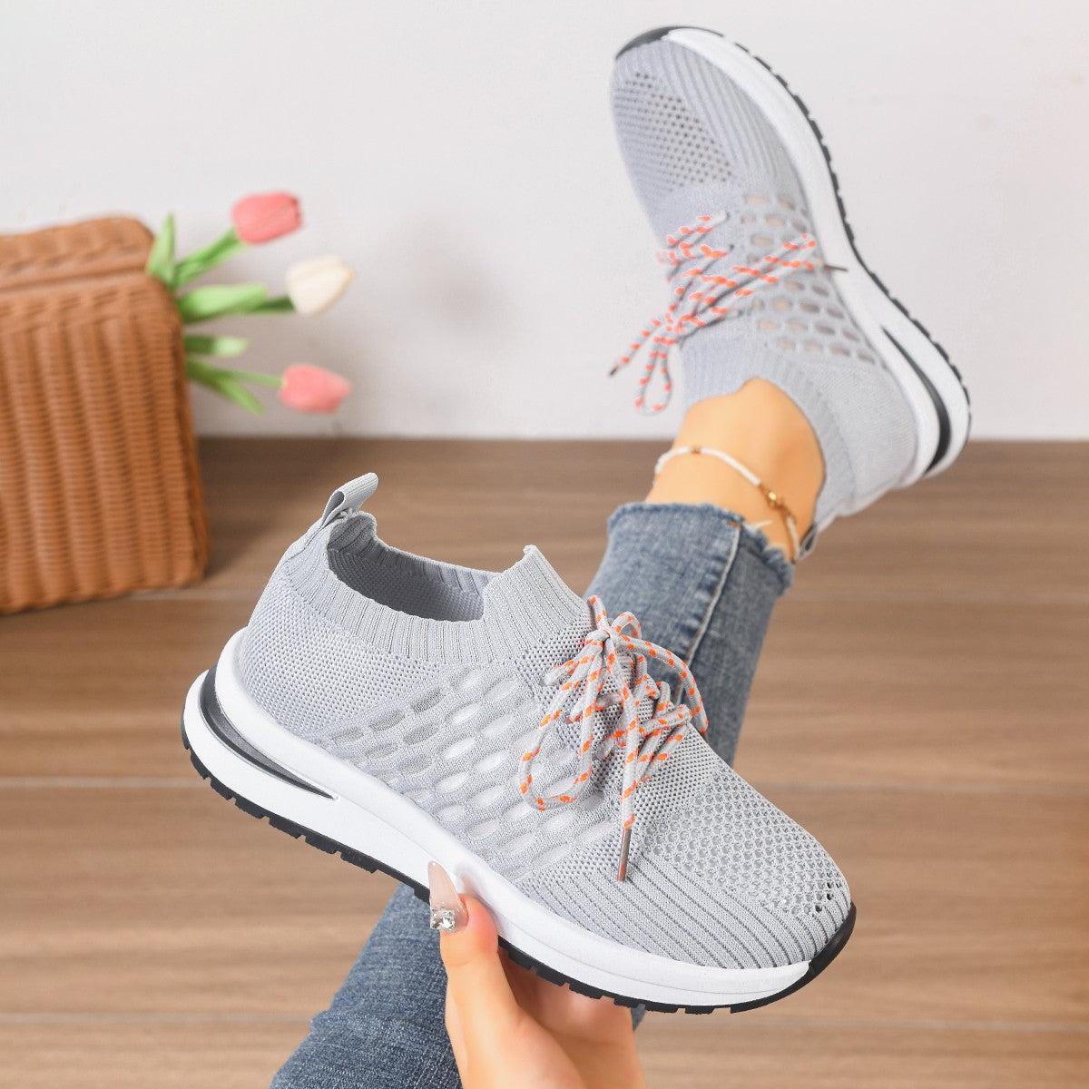 Klassische Orthopädische Sneakers mit zeitlosem Stil