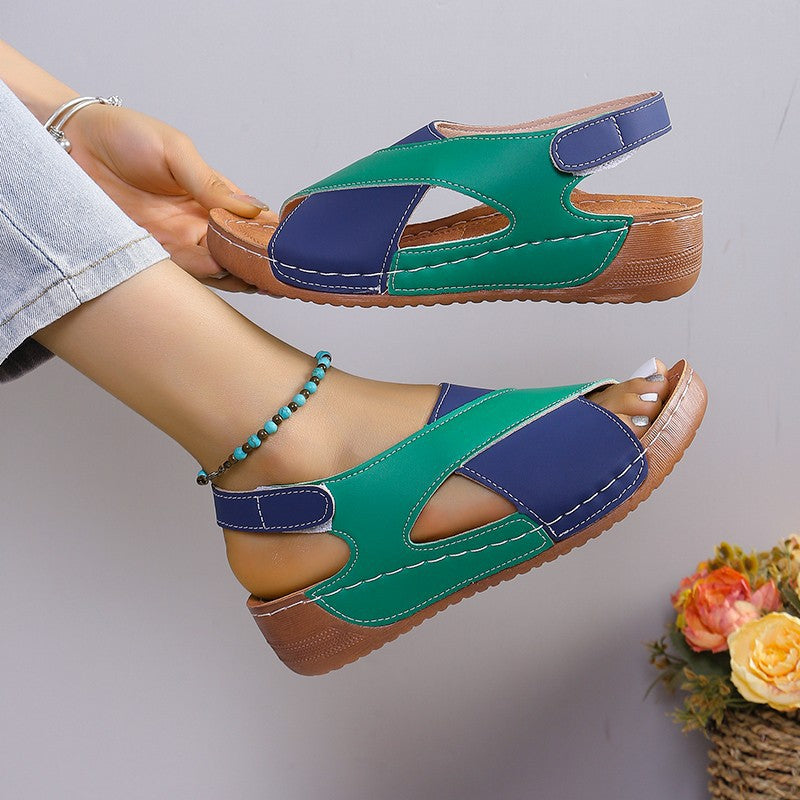 Vintage inspirierte Orthopädische Sandalen