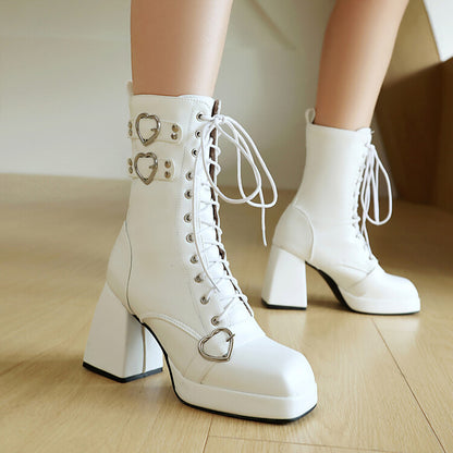 Vintage inspirierte Orthopädische Stiefel