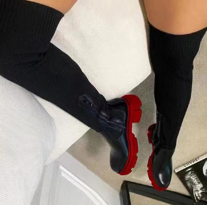 Vintage inspirierte Orthopädische Stiefel