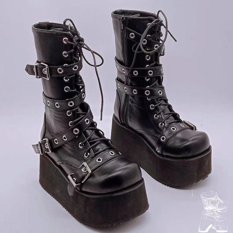 Vintage inspirierte Orthopädische Stiefel