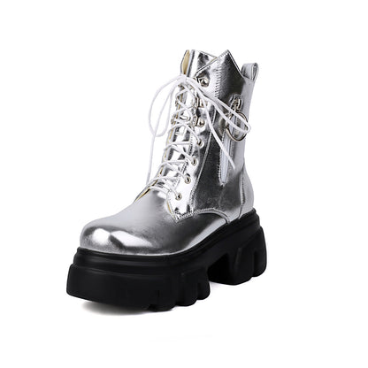 Vintage inspirierte Orthopädische Stiefel