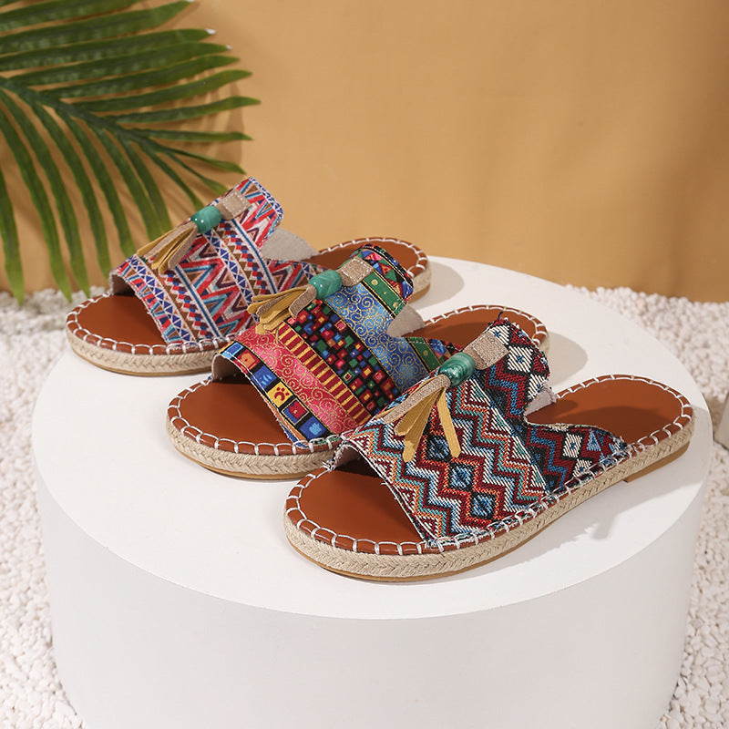 Vintage inspirierte Orthopädische Sandalen