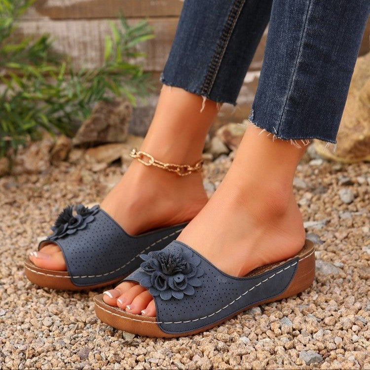 Vintage inspirierte Orthopädische Sandalen