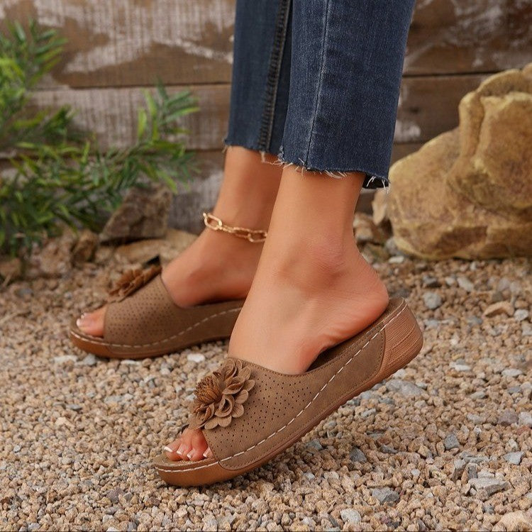 Vintage inspirierte Orthopädische Sandalen