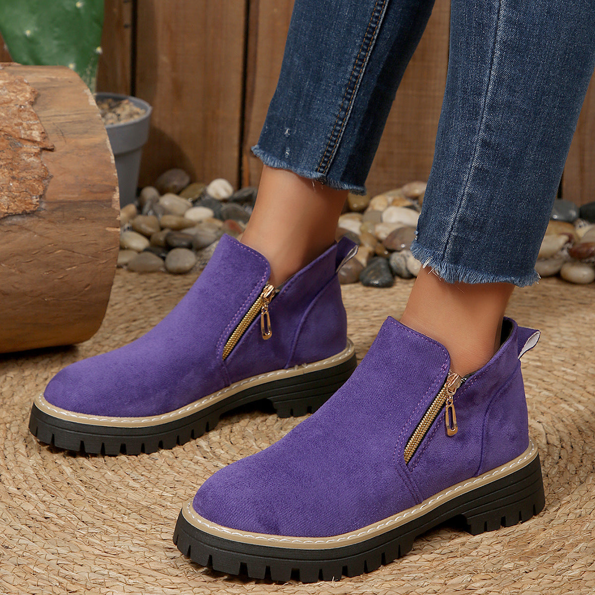 Vintage inspirierte Orthopädische Stiefel
