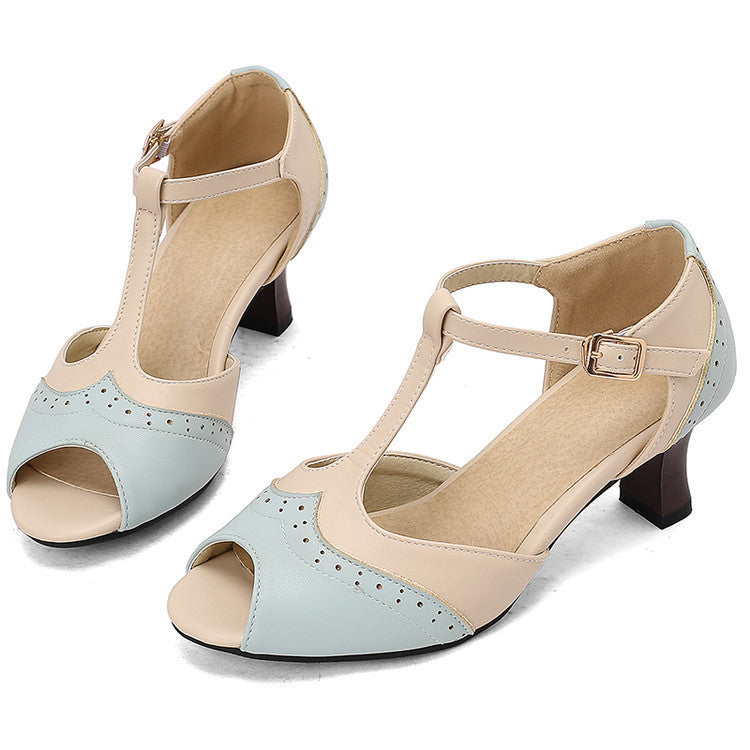 Vintage inspirierte Orthopädische Sandalen