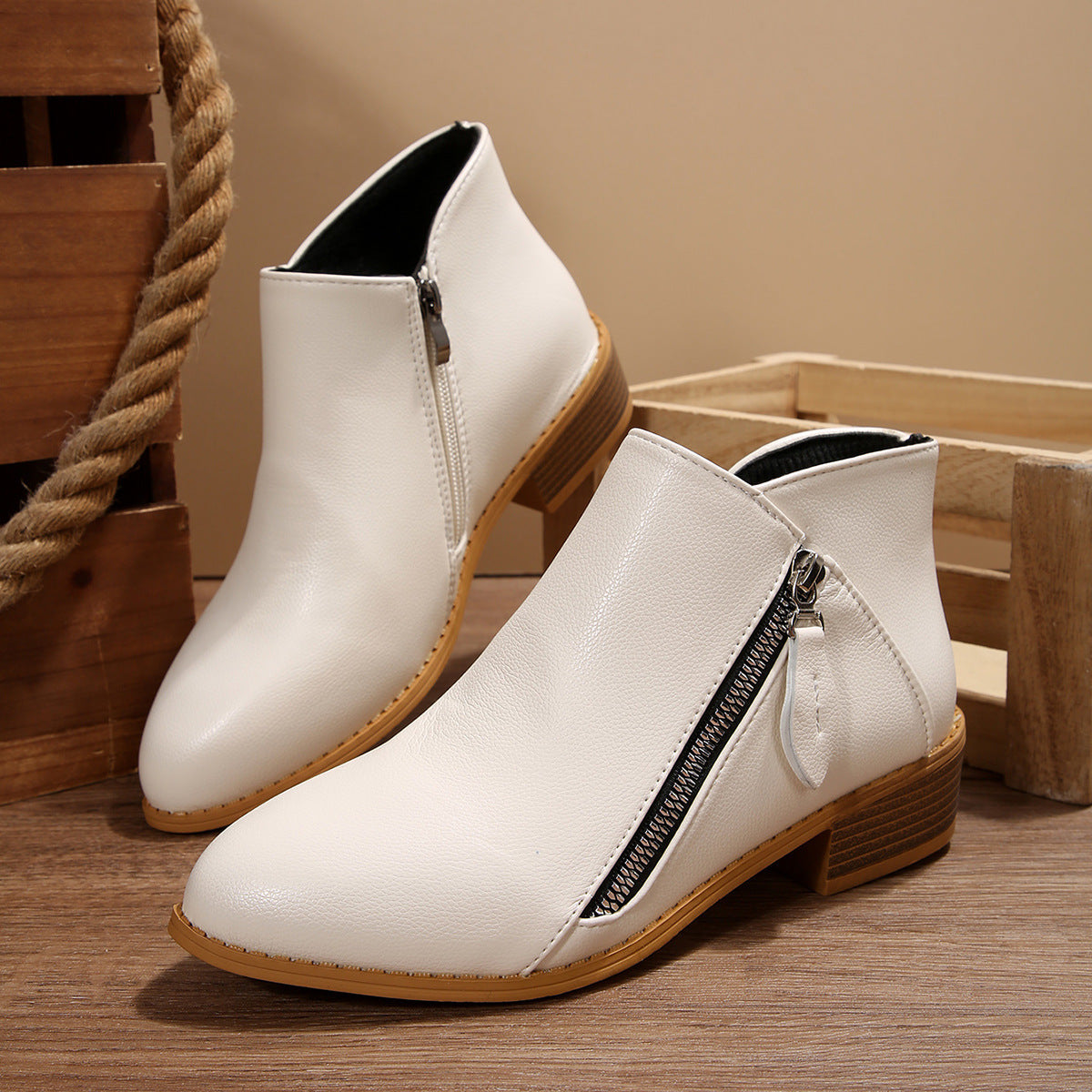 Vintage inspirierte Orthopädische Stiefel