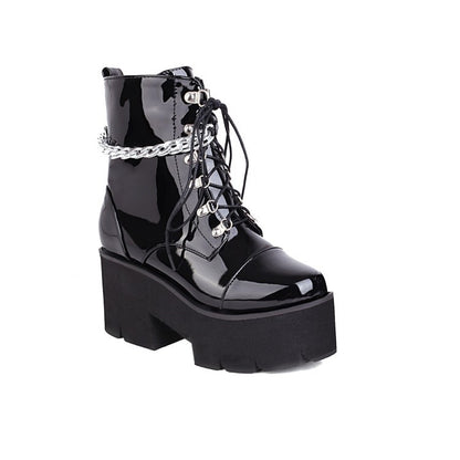 Vintage inspirierte Orthopädische Stiefel