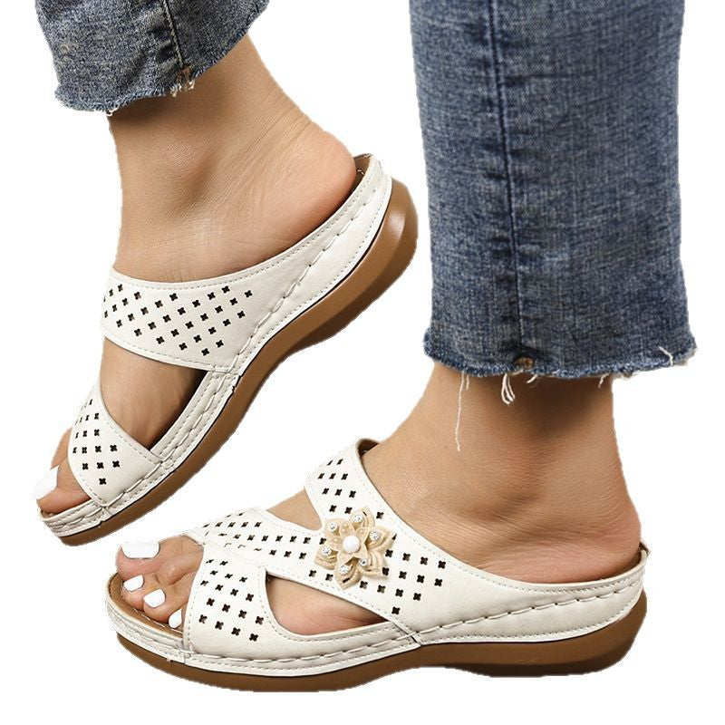Klassische Orthopädische Sandalen mit zeitlosem Stil