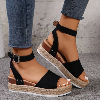 Klassische Orthopädische Sandalen mit zeitlosem Stil