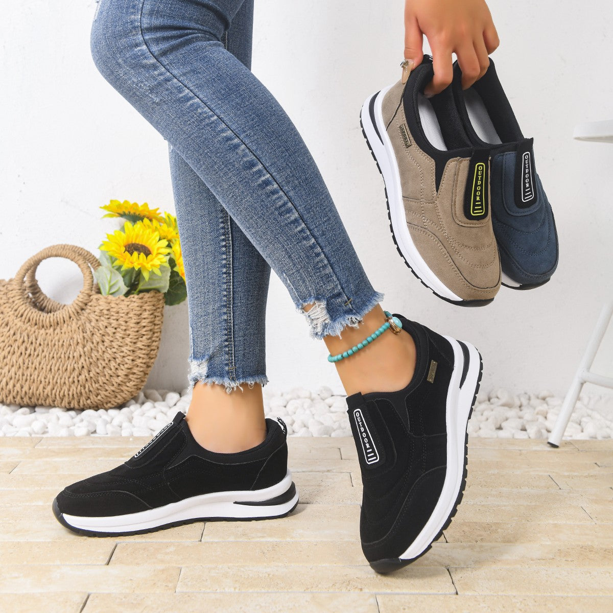 Vintage inspirierte Orthopädische Schuhe