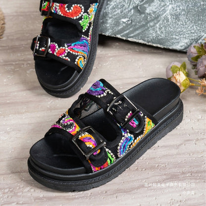 Klassische Orthopädische Sandalen mit zeitlosem Stil