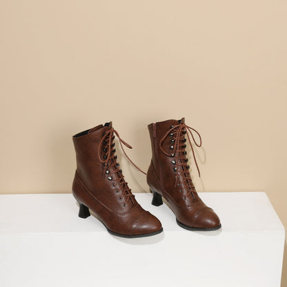 Vintage inspirierte Orthopädische Stiefel