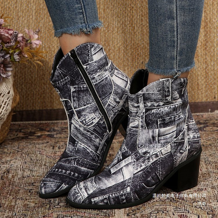 Vintage inspirierte Orthopädische Stiefel