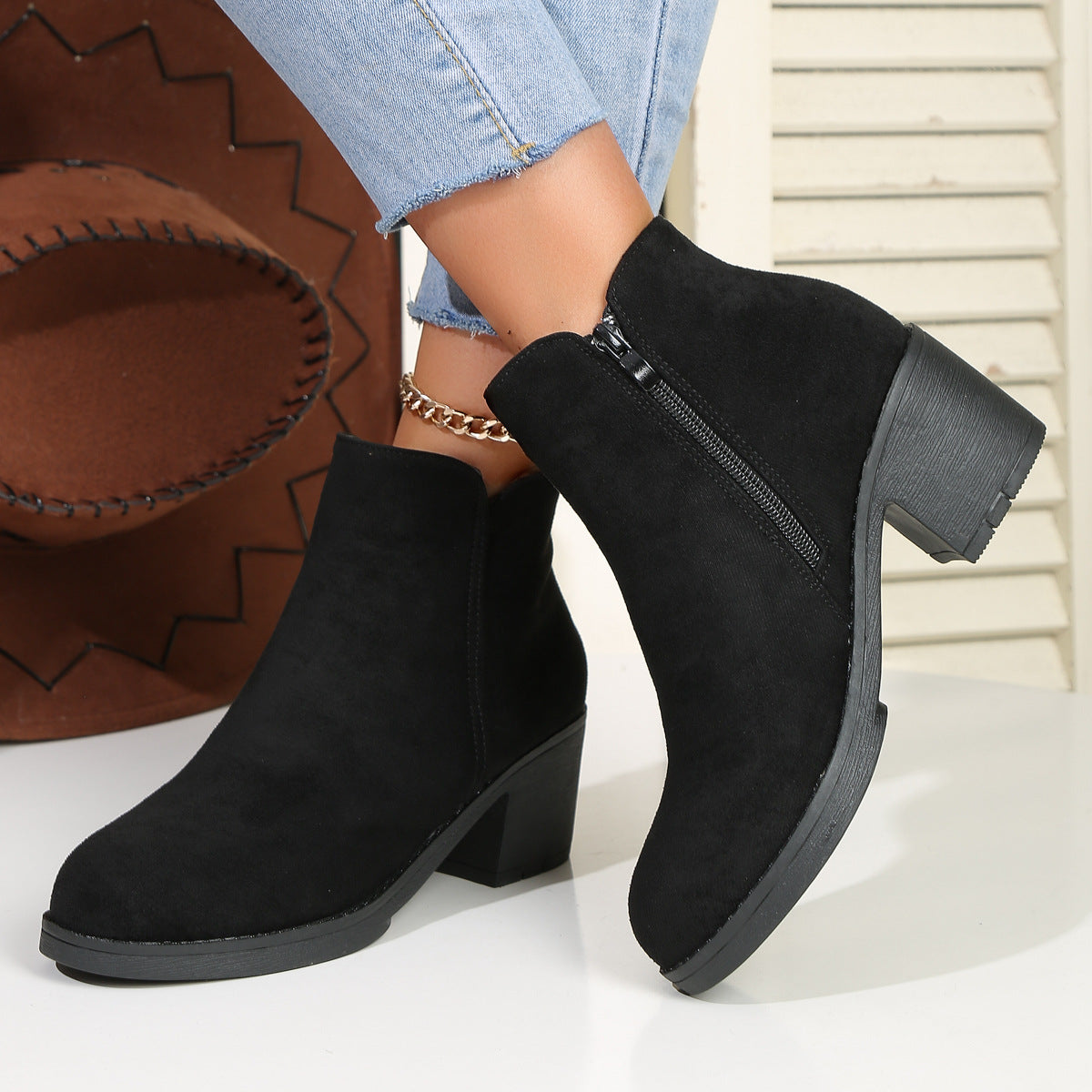 Vintage inspirierte Orthopädische Stiefel