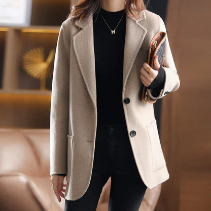 MW | dicker Damenblazer für Herbst und Winter