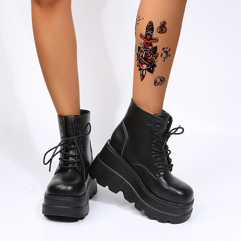Vintage inspirierte Orthopädische Stiefel