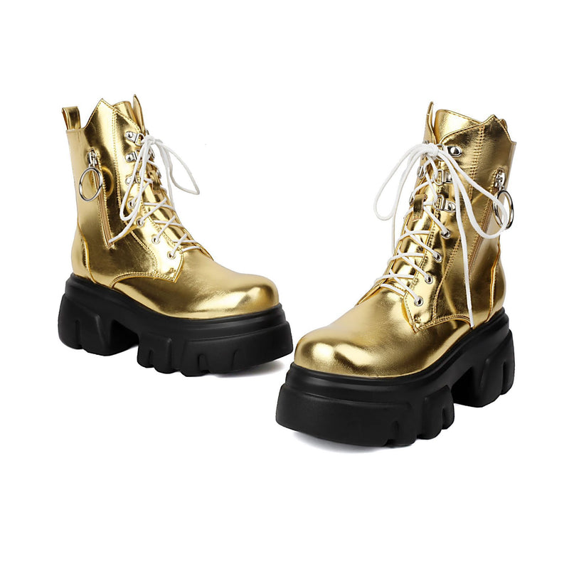 Vintage inspirierte Orthopädische Stiefel