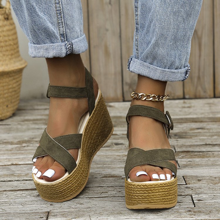 Vintage inspirierte Orthopädische Sandalen