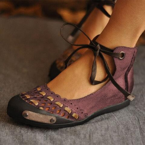 Vintage inspirierte Orthopädische Sandalen
