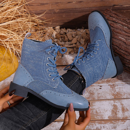Vintage inspirierte Orthopädische Stiefel