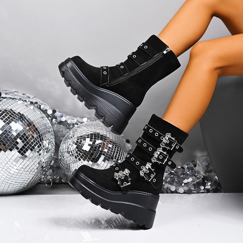 Vintage inspirierte Orthopädische Stiefel