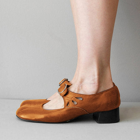 Vintage inspirierte Orthopädische Schuhe