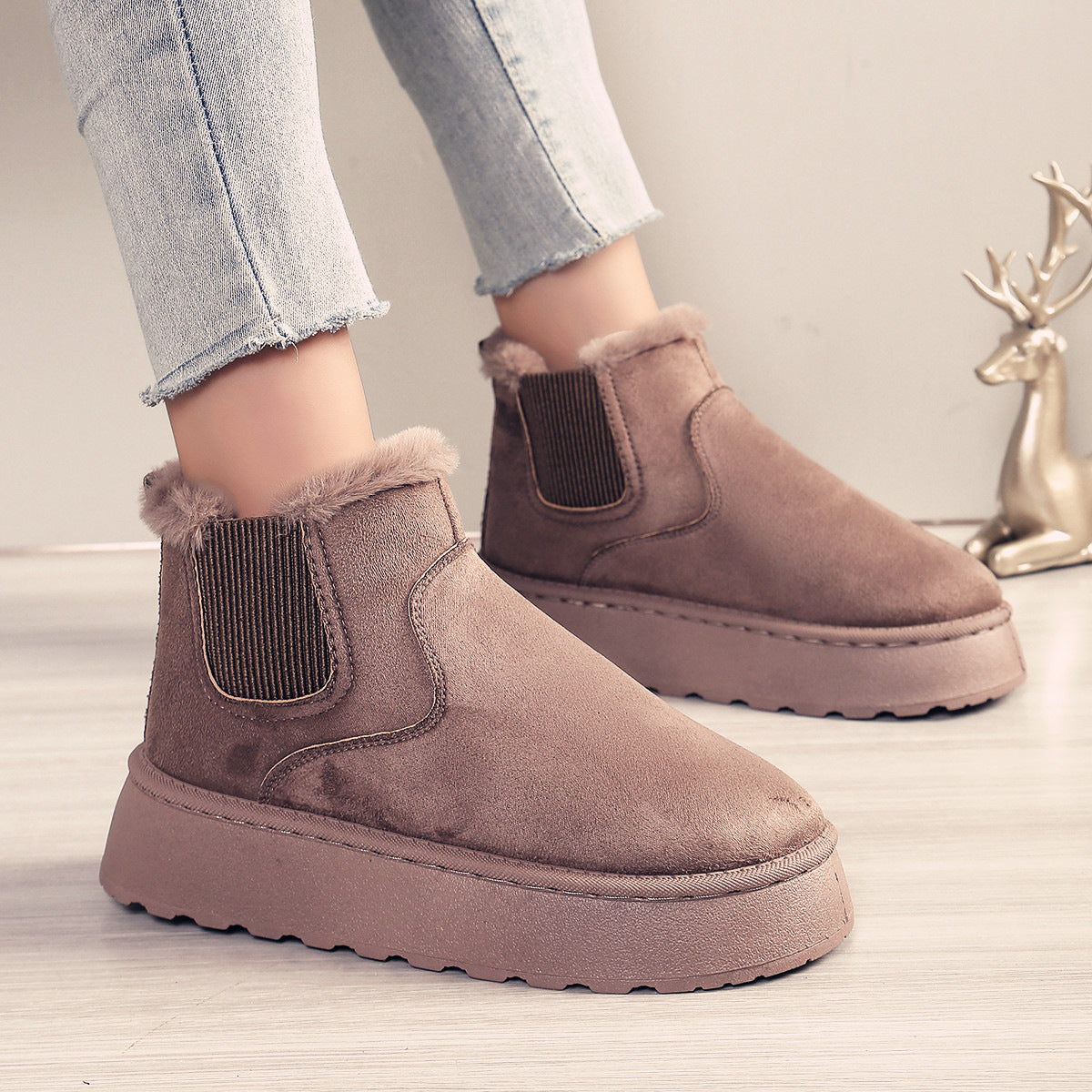 Klassische Orthopädische Stiefel mit zeitlosem Stil