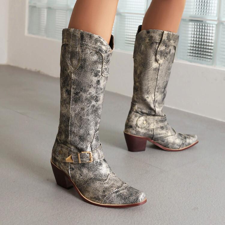Vintage inspirierte Orthopädische Stiefel