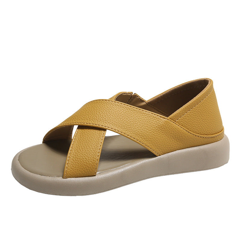 Klassische Orthopädische Sandalen mit zeitlosem Stil