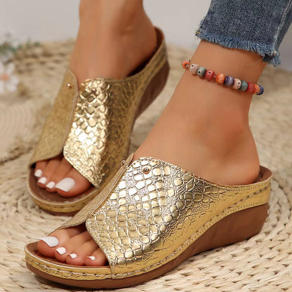 Vintage inspirierte Orthopädische Sandalen