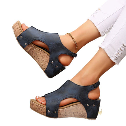 Vintage inspirierte Orthopädische Sandalen