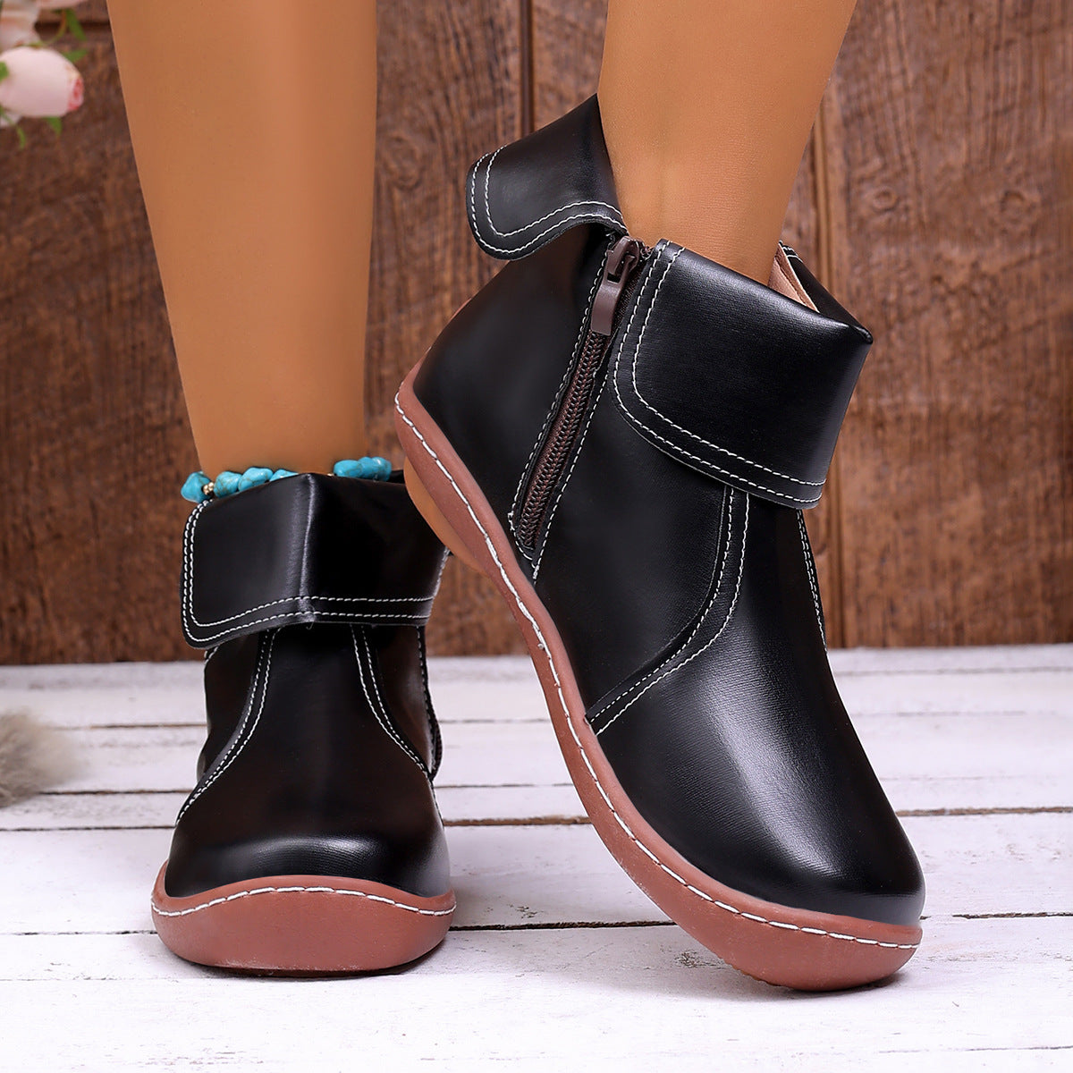 Klassische Orthopädische Stiefel mit zeitlosem Stil