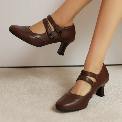 Vintage inspirierte Orthopädische Schuhe