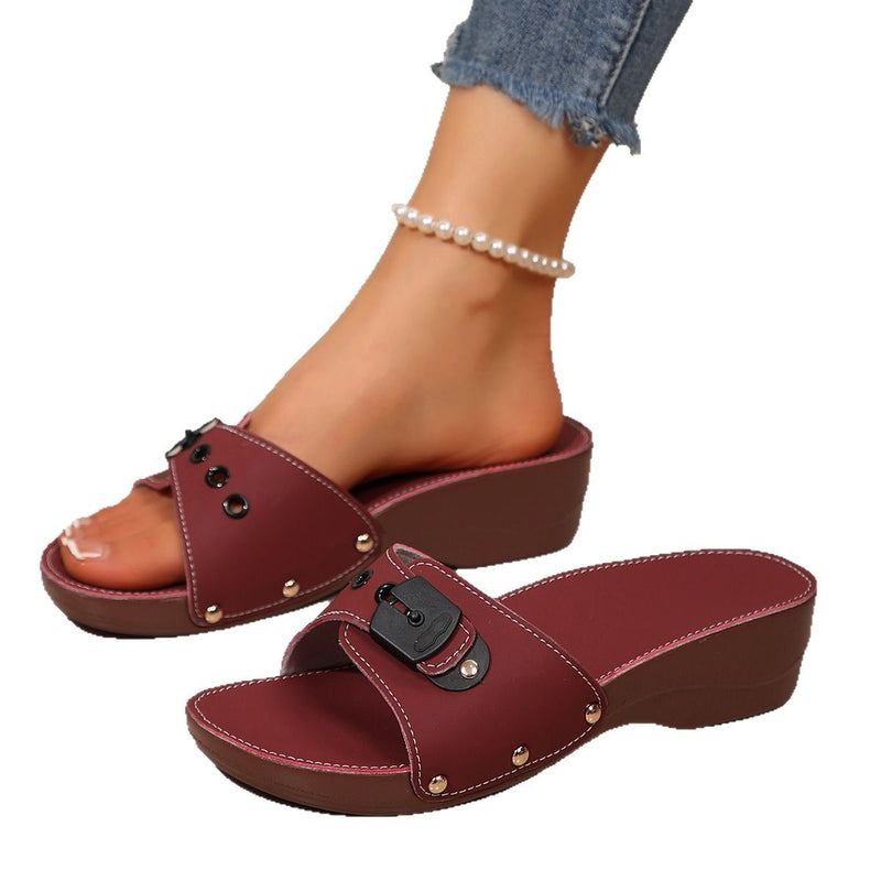 Klassische Orthopädische Sandalen mit zeitlosem Stil