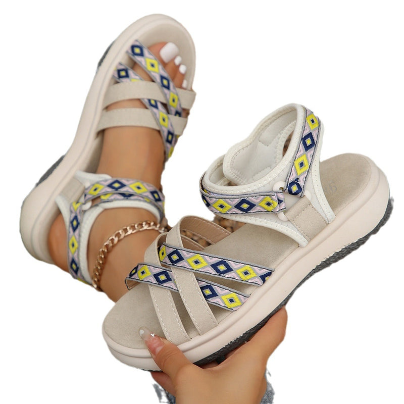 Vintage inspirierte Orthopädische Sandalen