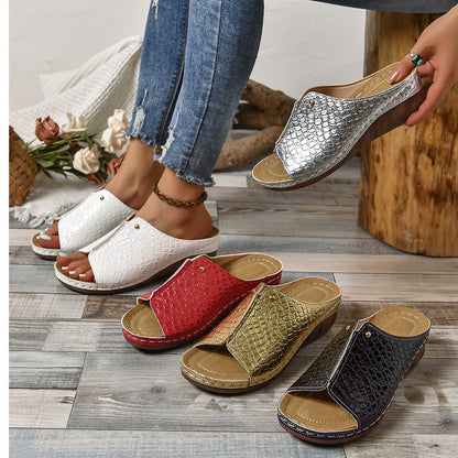 Vintage inspirierte Orthopädische Sandalen
